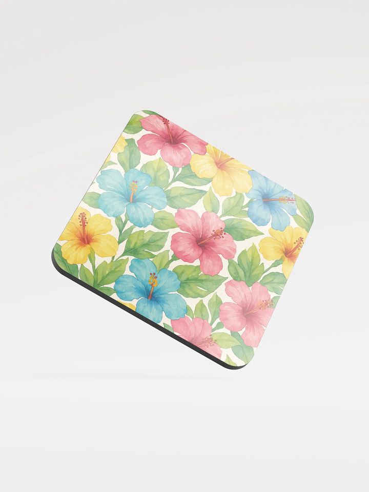 Hawaiian Floral Cork Coaster product image (1)