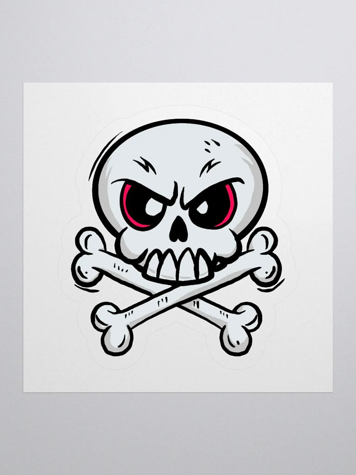 Grumpy Bones Kiss Cut Stickers product image (3)