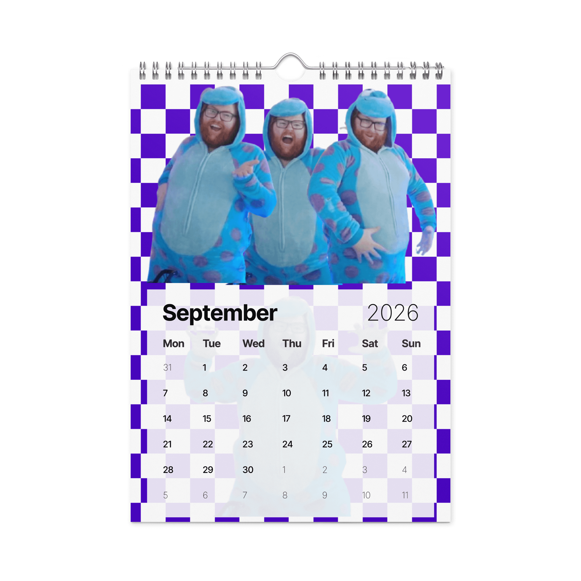 2026 Onesie Calendar product image (2)