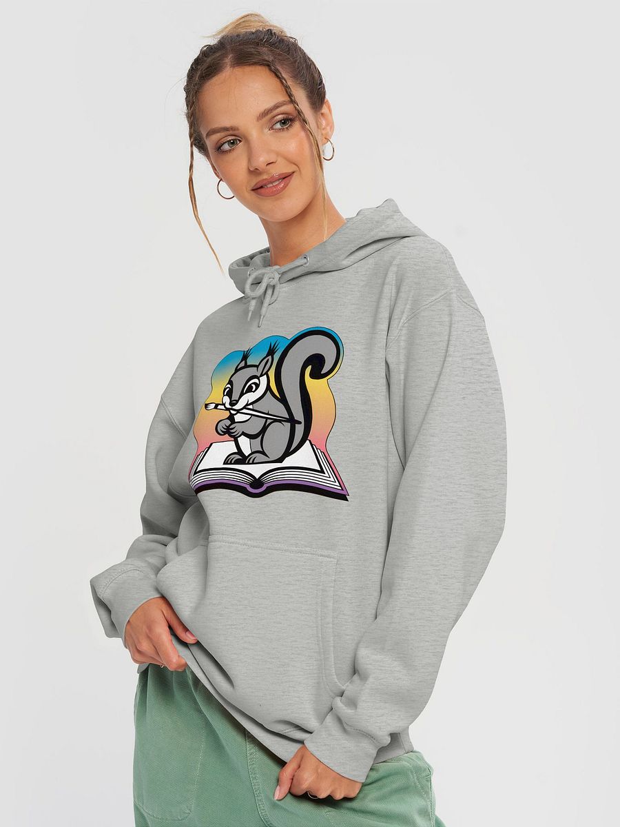 Premium Ultra Soft Hoodie: Artistic Squirrel Paintbrush Hoodie product image (3)