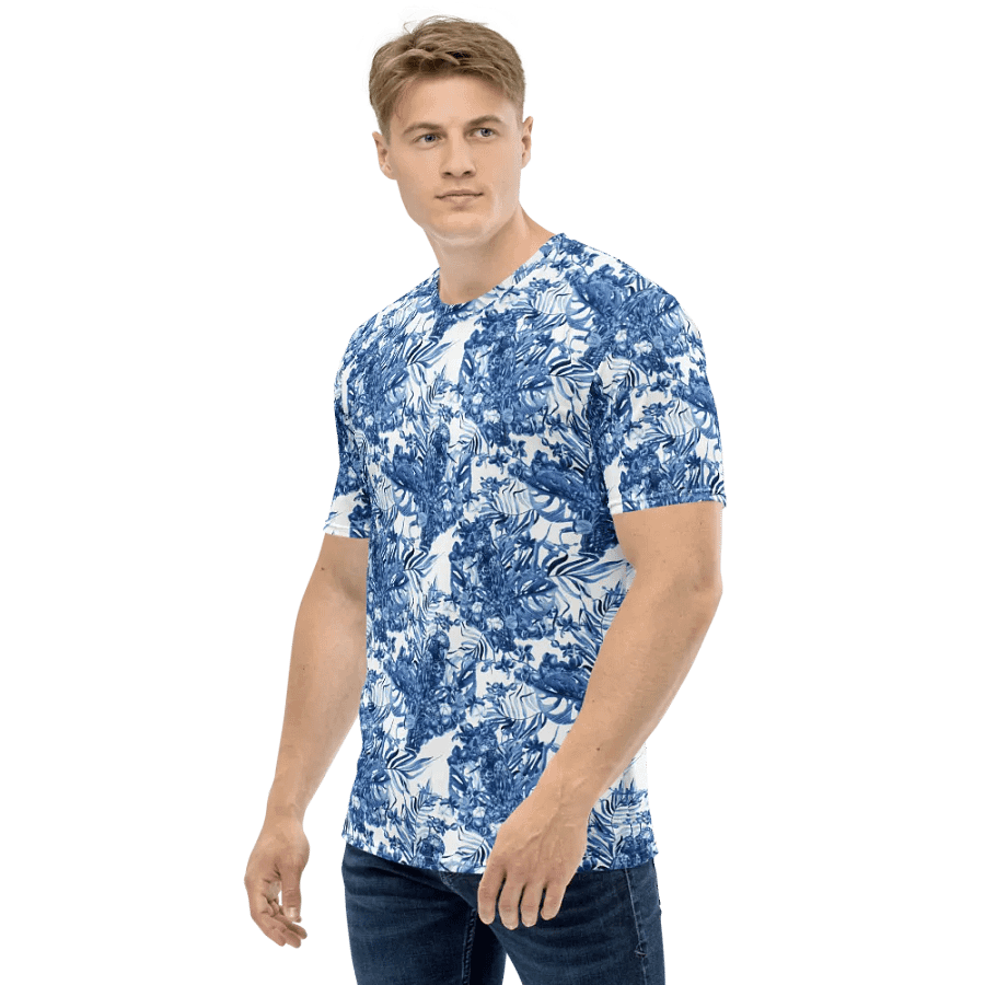 Azure Jungle | Crew Neck T-Shirt product image (3)