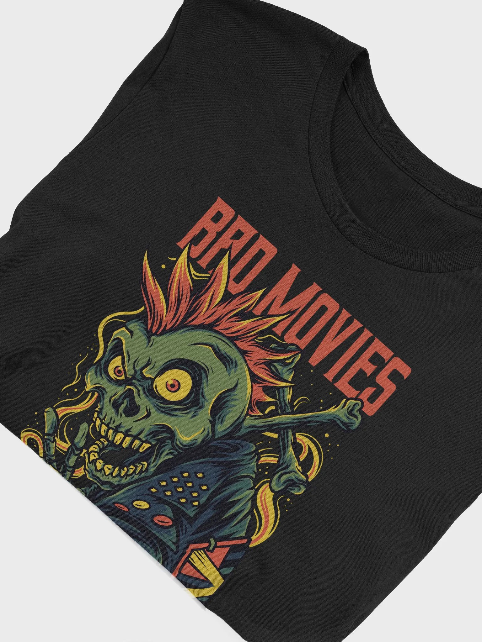 Bad Movies Skull Punk Soft T-Shirt product image (3)