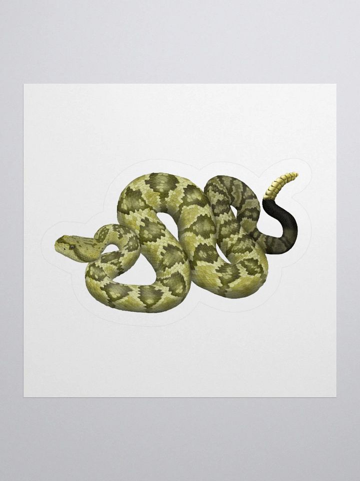 Die-Cut Sticker – Blacktailed Rattlesnake (Desert Phase) product image (1)