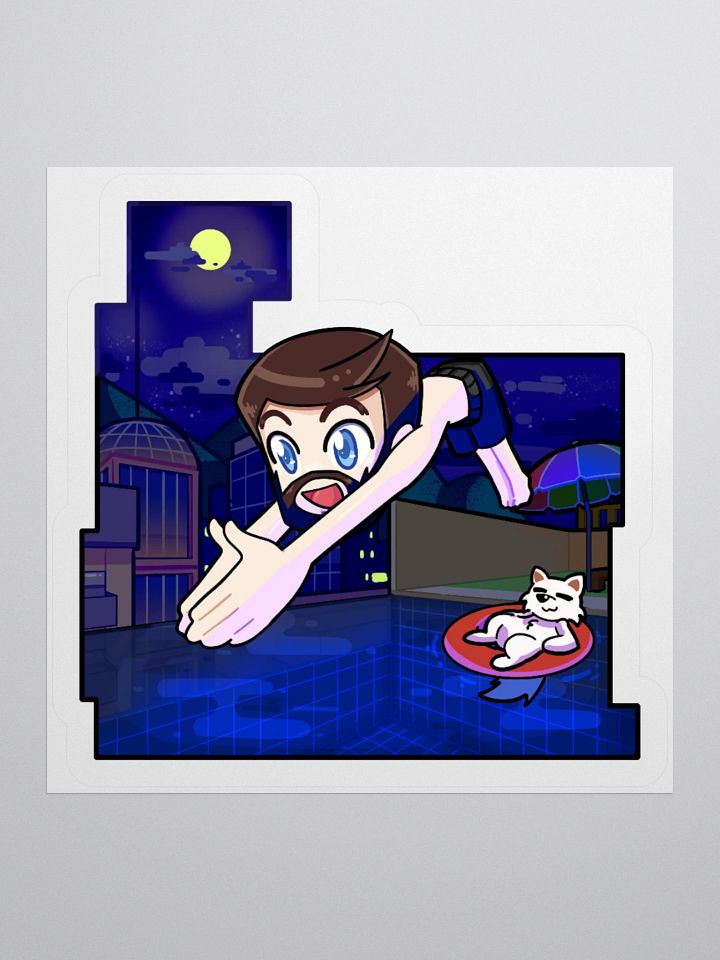 Midnight Swim Sticker product image (2)