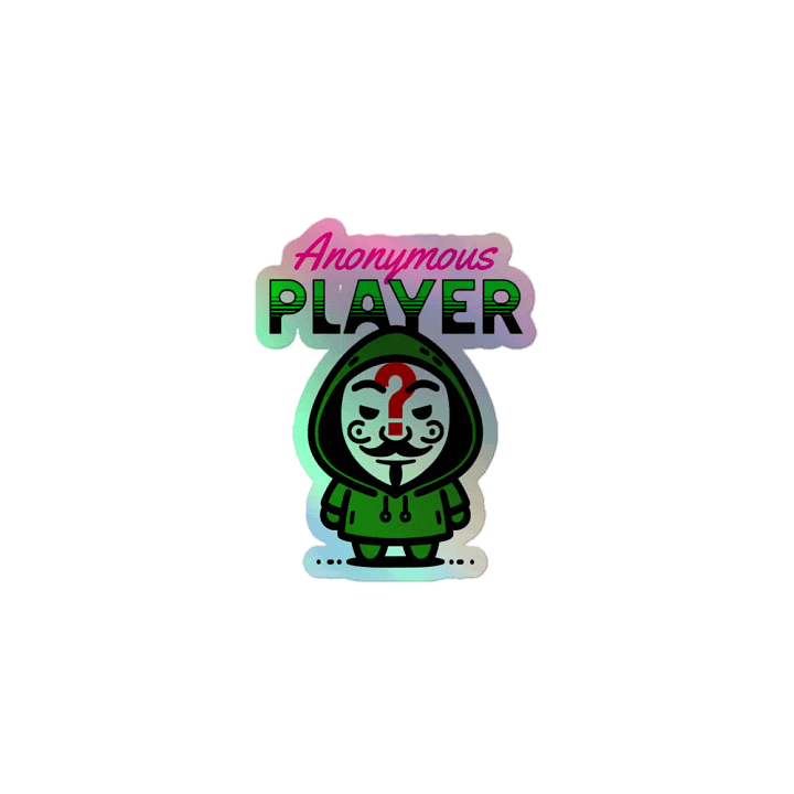 Anonymous Player Holo Sticker product image (1)