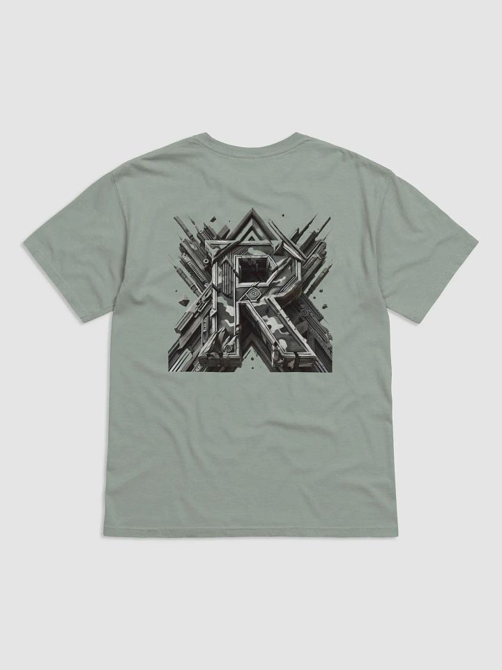 3D Metallic Camo 'R' Graphic Tee product image (8)