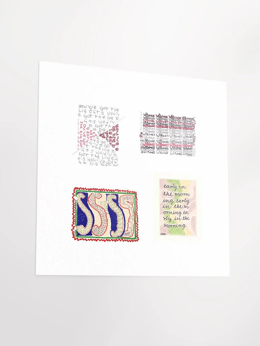 Build Your Own Four Panel Card Art (mixed orientations) product image (4)