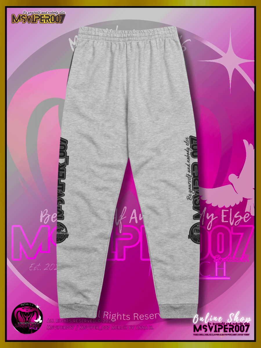 Pants - "MsViper_007™ Brand" [grey/blk] - Support&Sport" Cozy Comfort Jogger Pants By Anna H. product image (2)