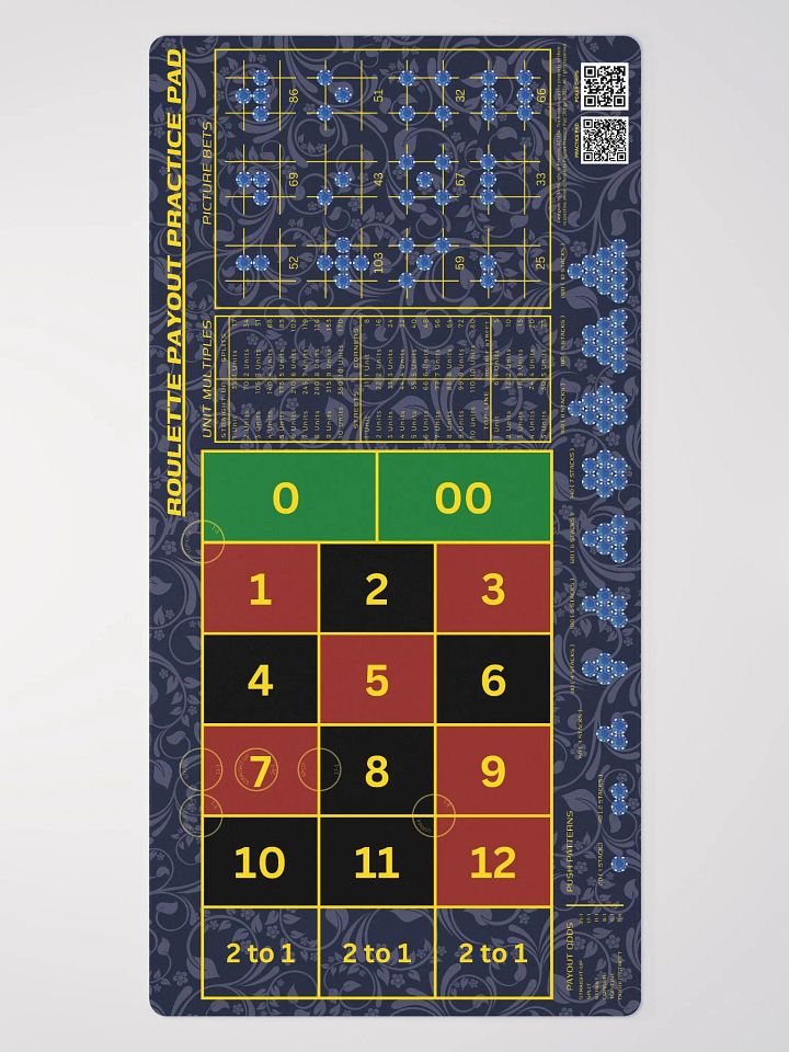 Roulette Payout Practice Pad - Simply Elegant product image (2)
