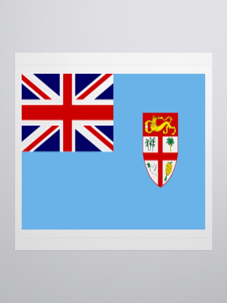 Fiji Flag Sticker | Union Jack Design | Durable Vinyl | 3 Sizes product image (1)