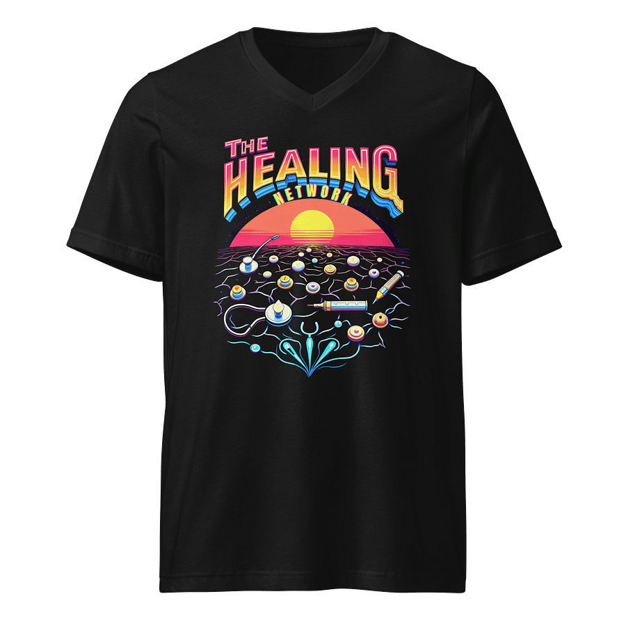 Sunset Healing Network V-Neck Tee product image (1)