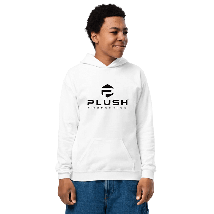 Plush Kiddie Plush Hoodie - White product image (1)