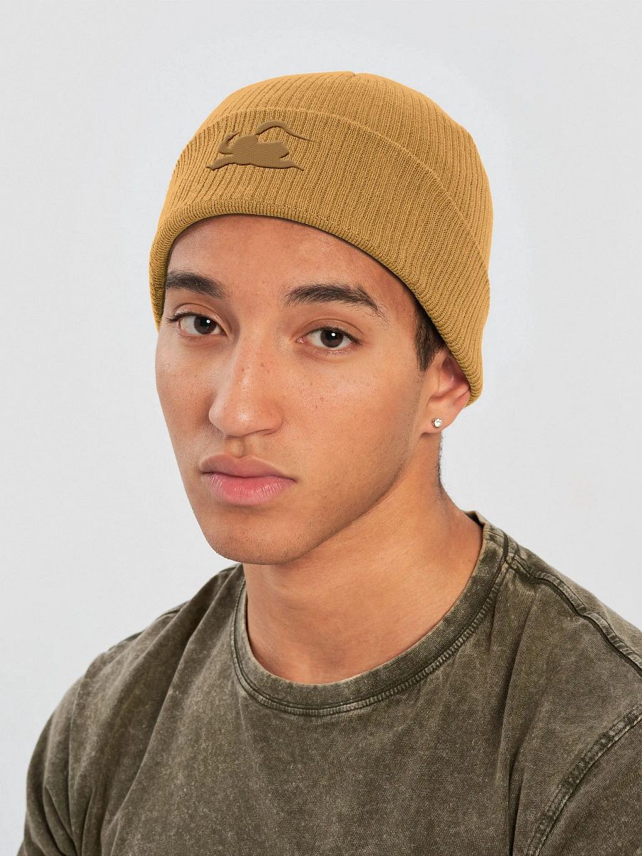 Gold on Gold Mel Logo Beanie product image (3)
