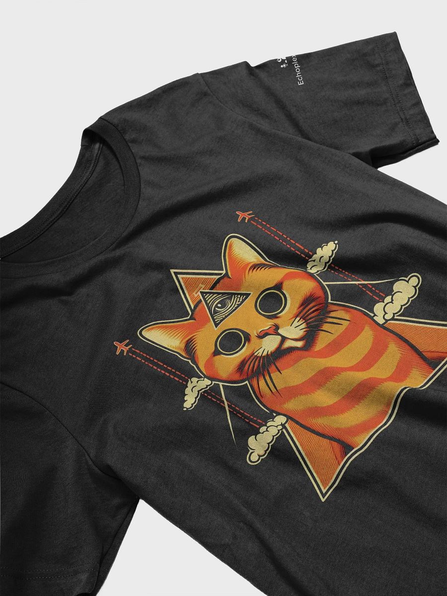 Illuminati Chemtrails Cat Tee - Dark Colors product image (17)