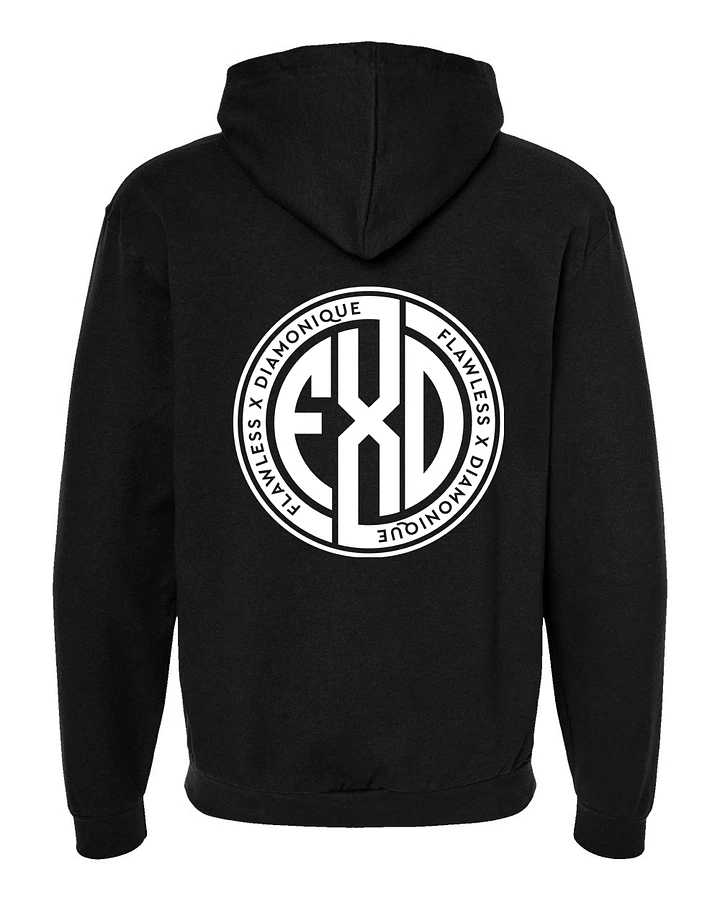 FXD Black Hoodie w/White Logo product image (2)