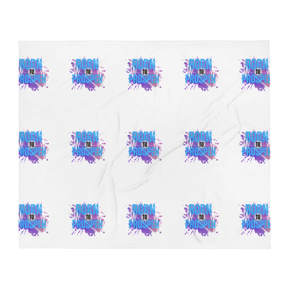 Born to Prosper Throw Blanket product image (2)