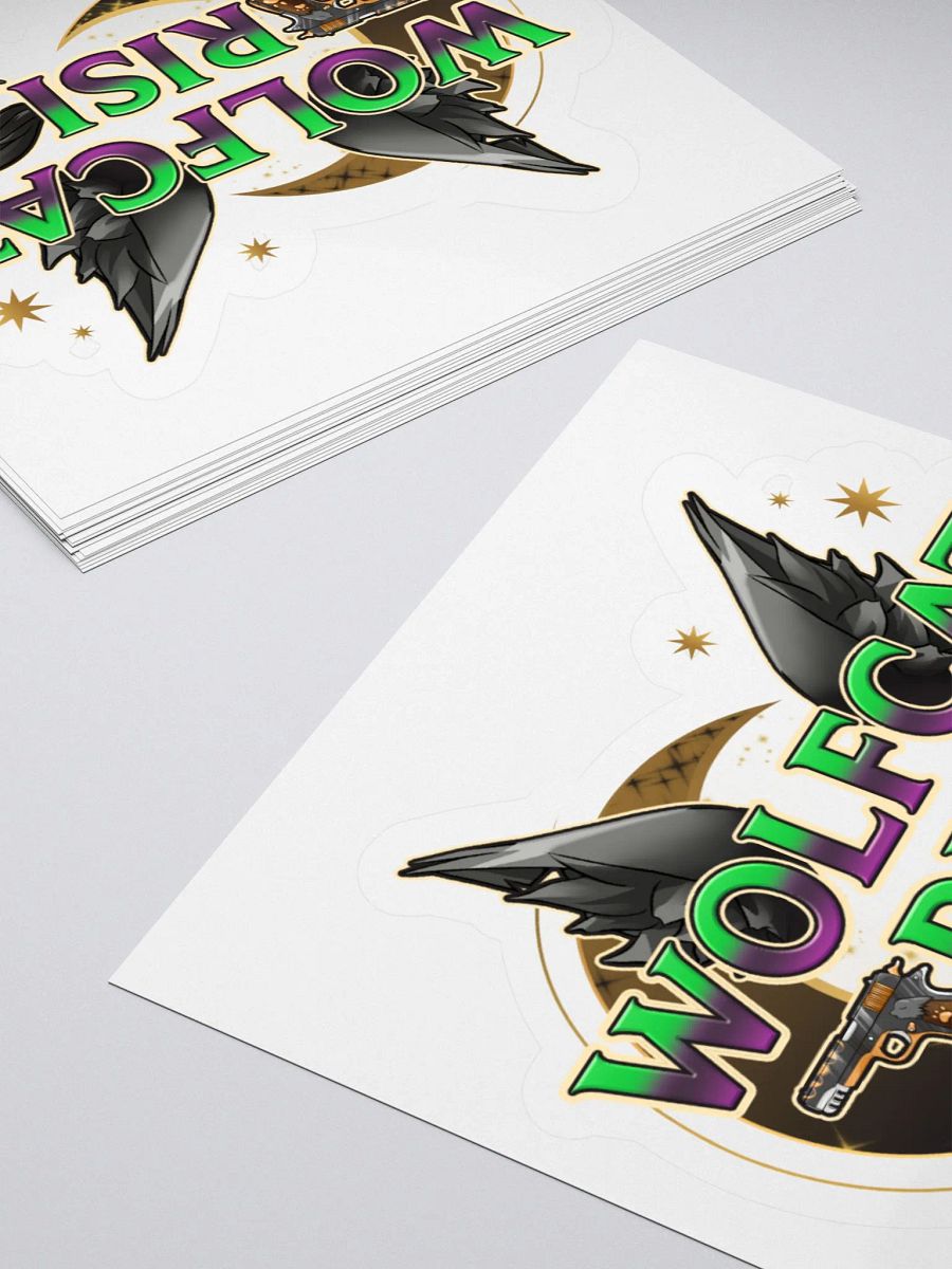 WolfcatRisi Logo Sticker (variant 2) product image (7)