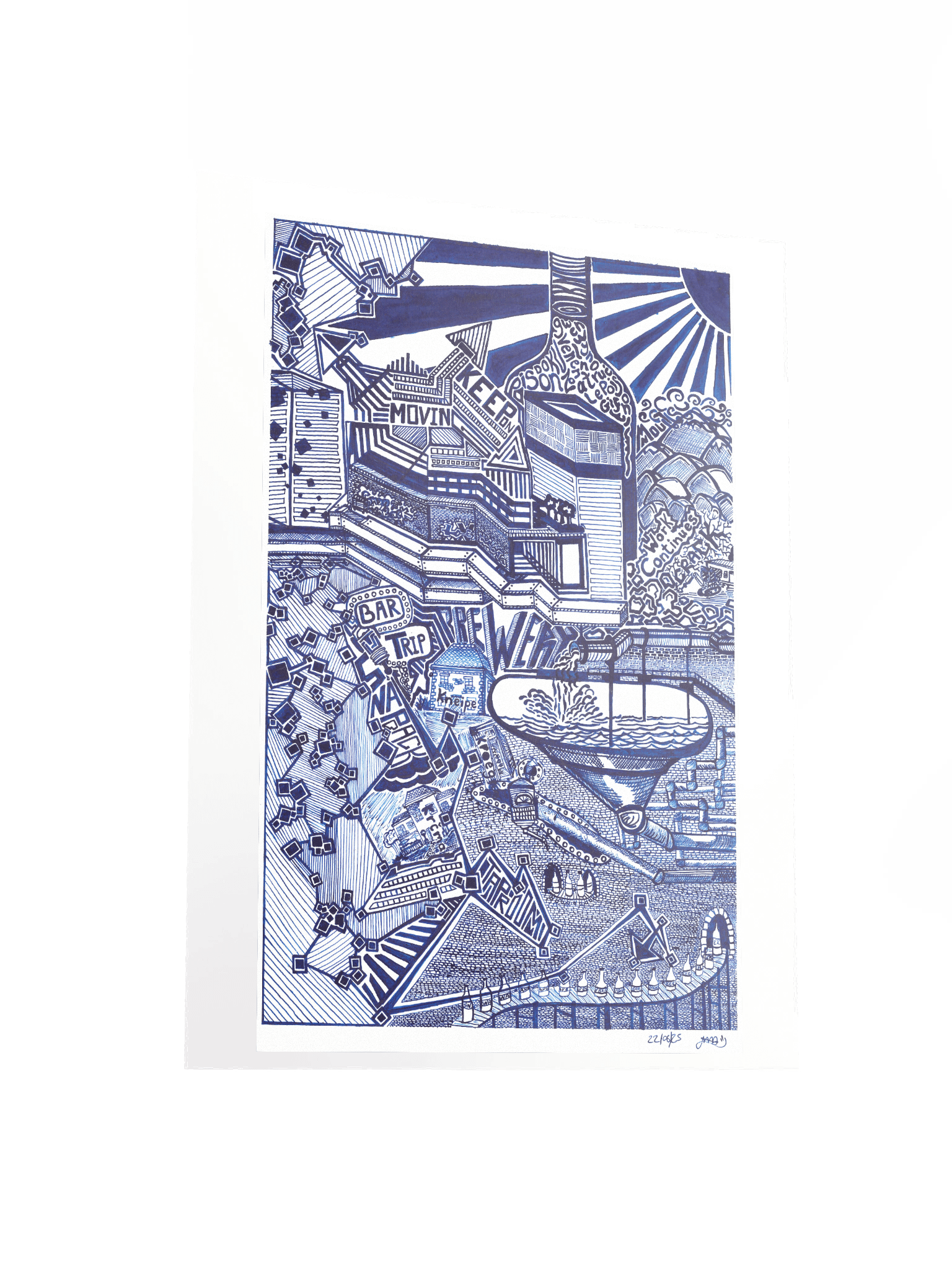 Blue Drink (Poster Print) product image (3)