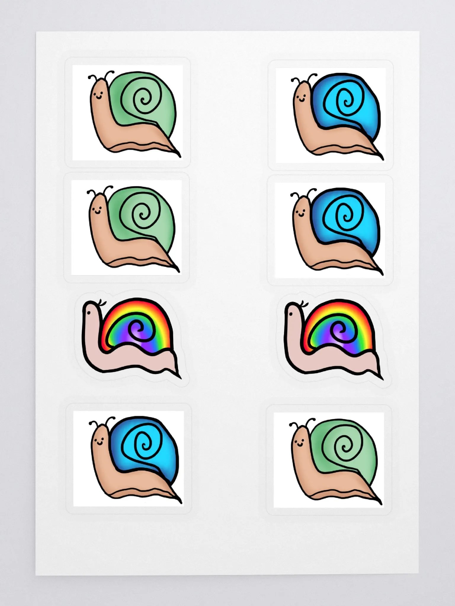 Snail Sticker Sheet product image (3)