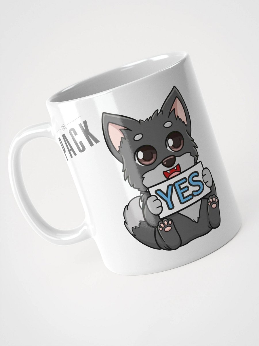 White Emote Mug - Yes/No product image (7)