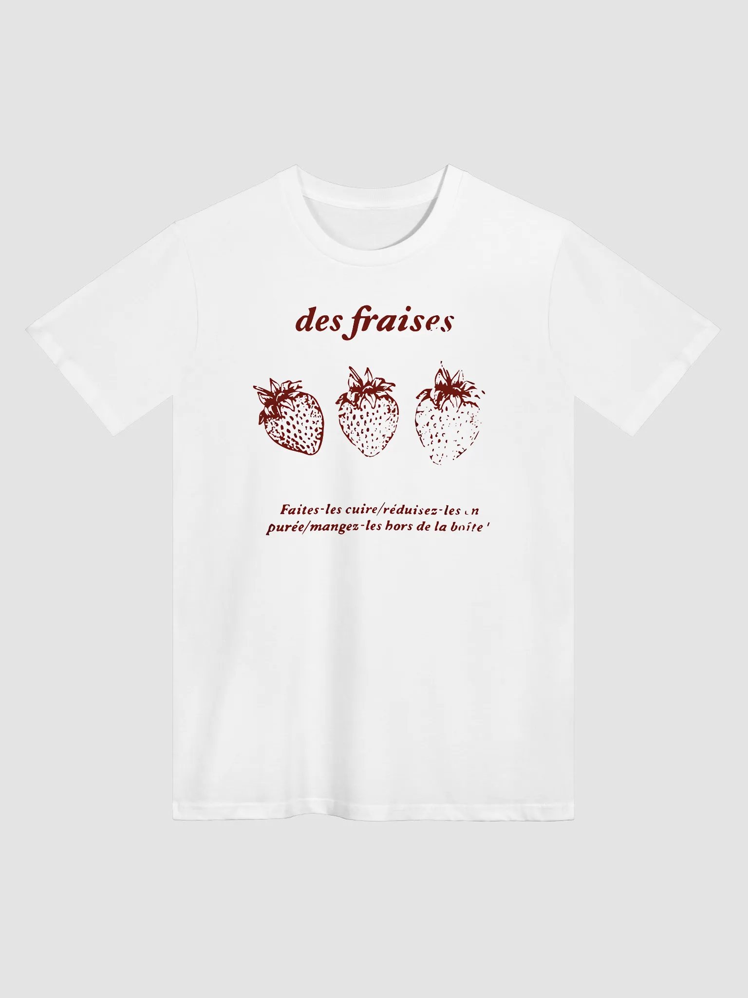 The Life List Alex Sofia Carson Des Fraises Shirt product image (1)