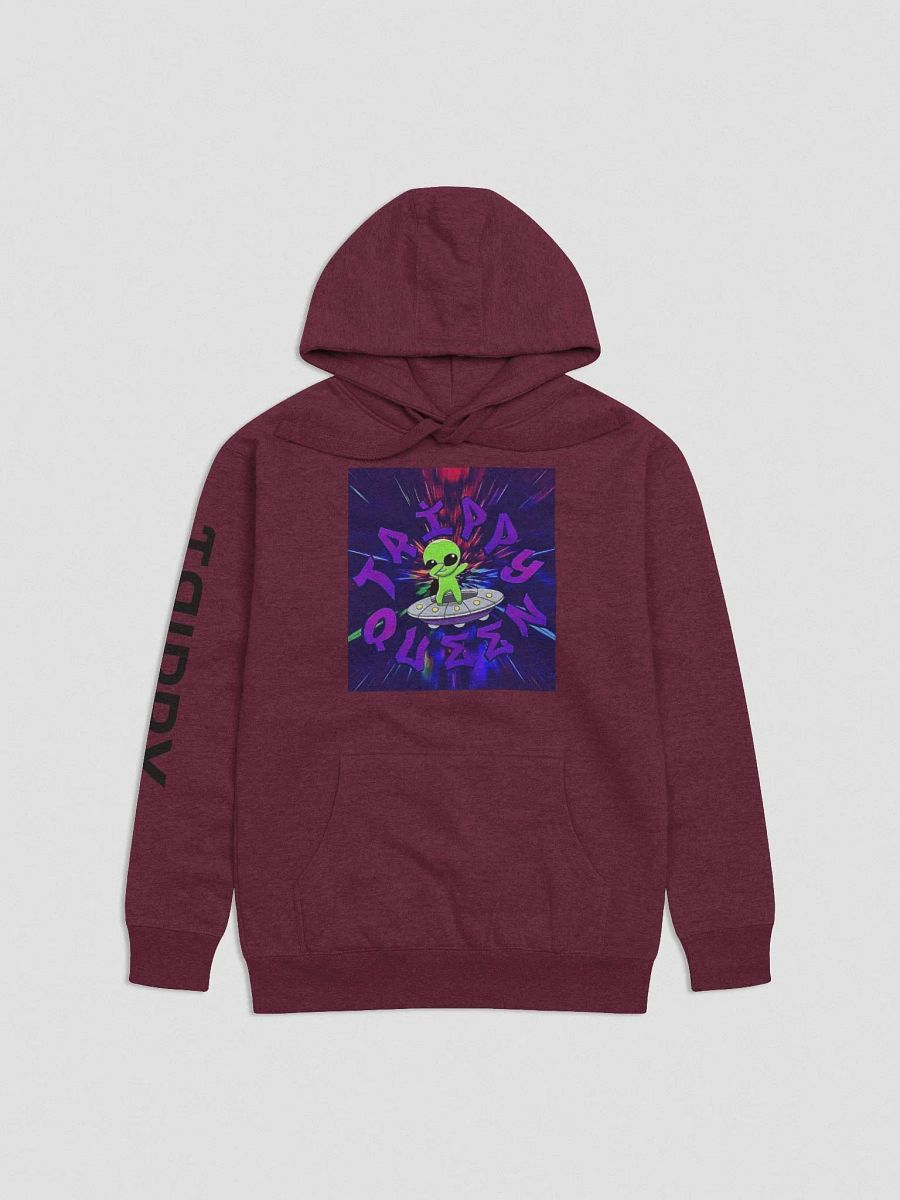 Alien Dab Hoodie (Front Only) with Black Sleeve Detail. product image (1)