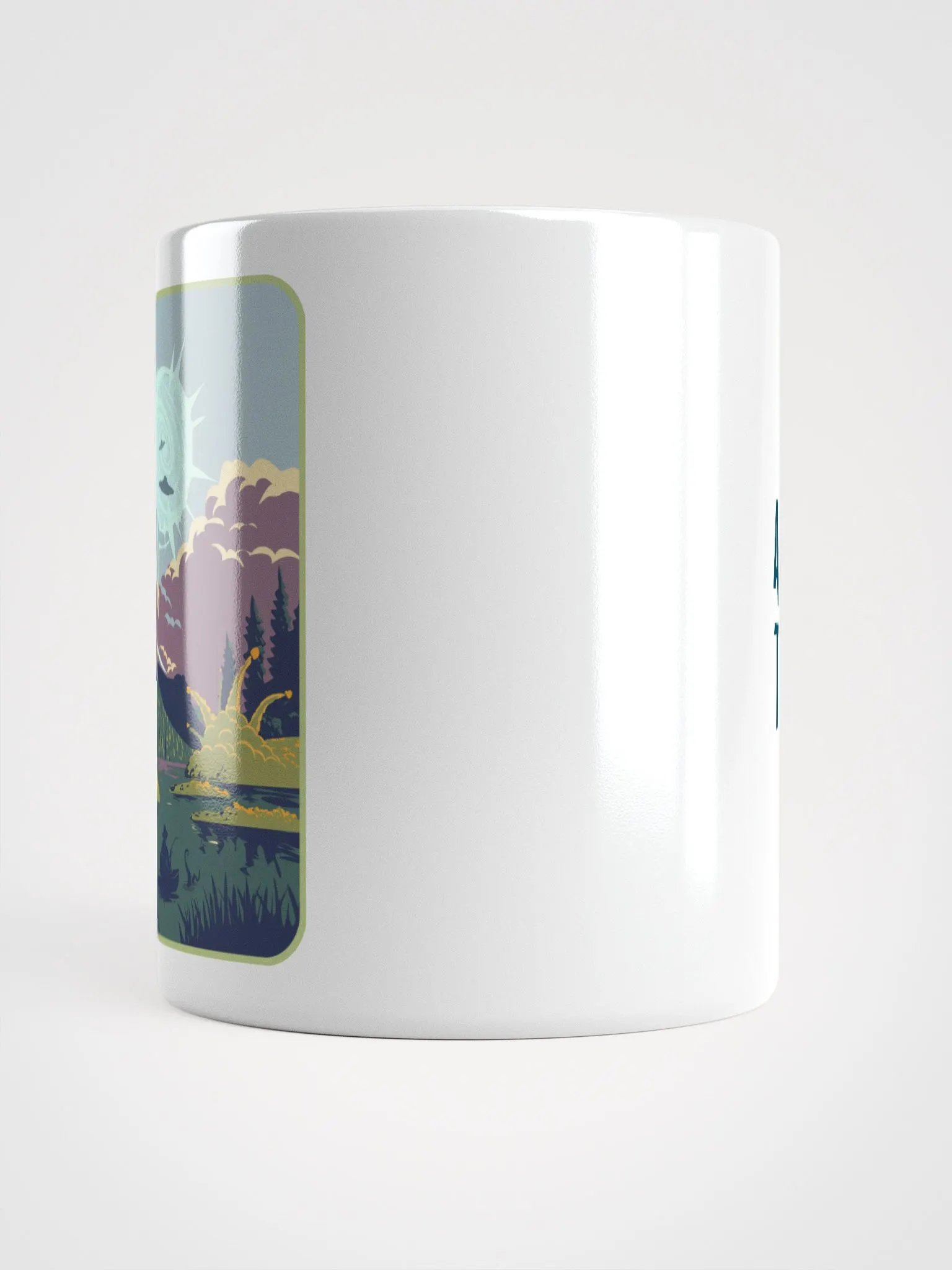 UFO Fishing White Mug product image (6)