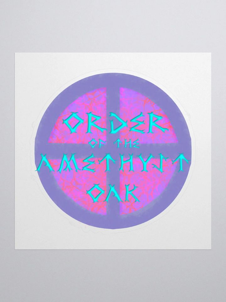 Order Of The Amethyst Oak Sticker product image (1)