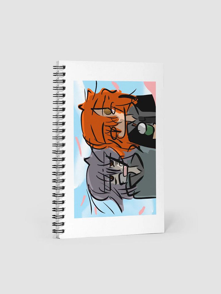 As if to dedicate this song to... April notebook product image (1)
