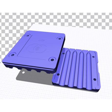 3D Printable Files - Torpedo Stackable Cannagar Molds product image (1)