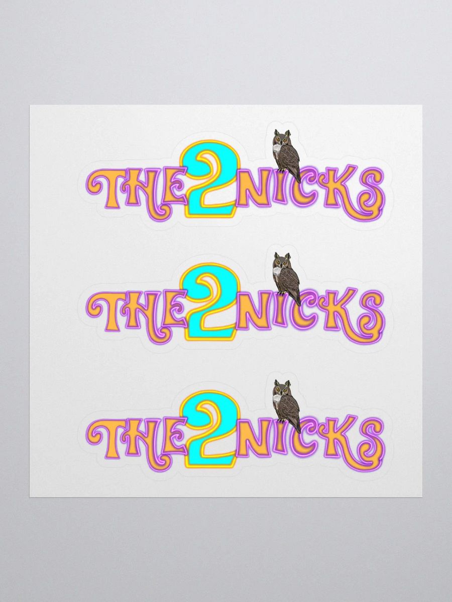 The2Nicks 3x Stickers product image (1)
