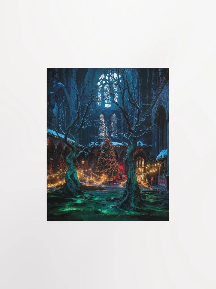 Gothic Christmas Cathedral Poster product image (5)