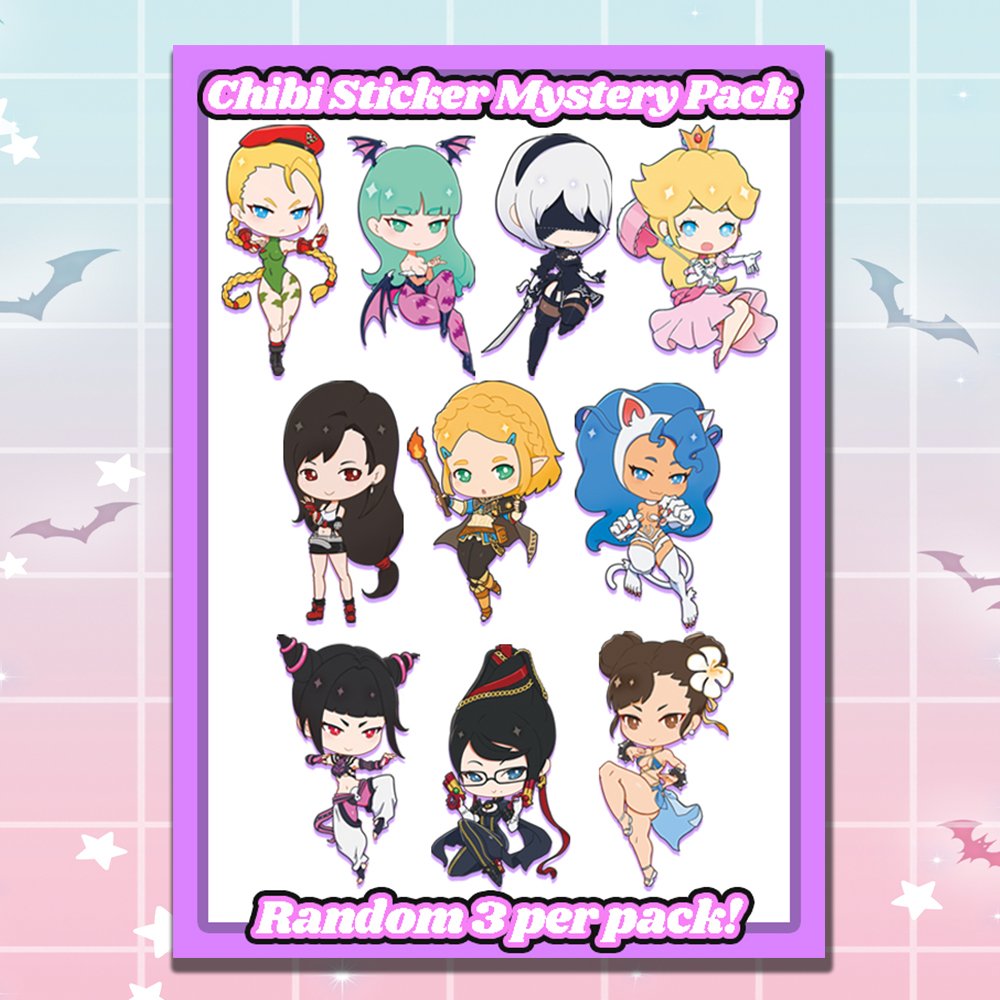 Chibi Sticker mystery pack - Game pack product image (1)