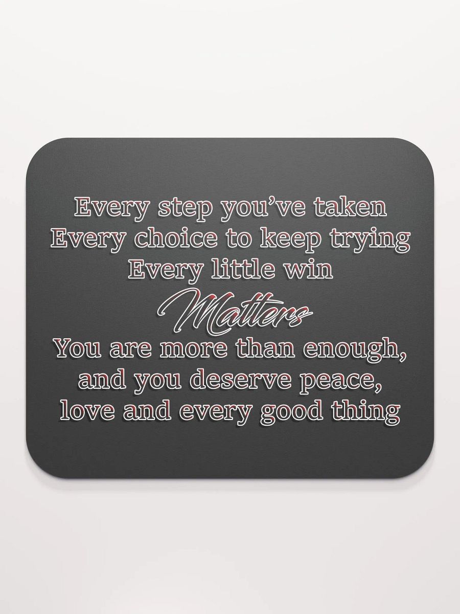Positivity - Every Step Mouse Pad product image (2)