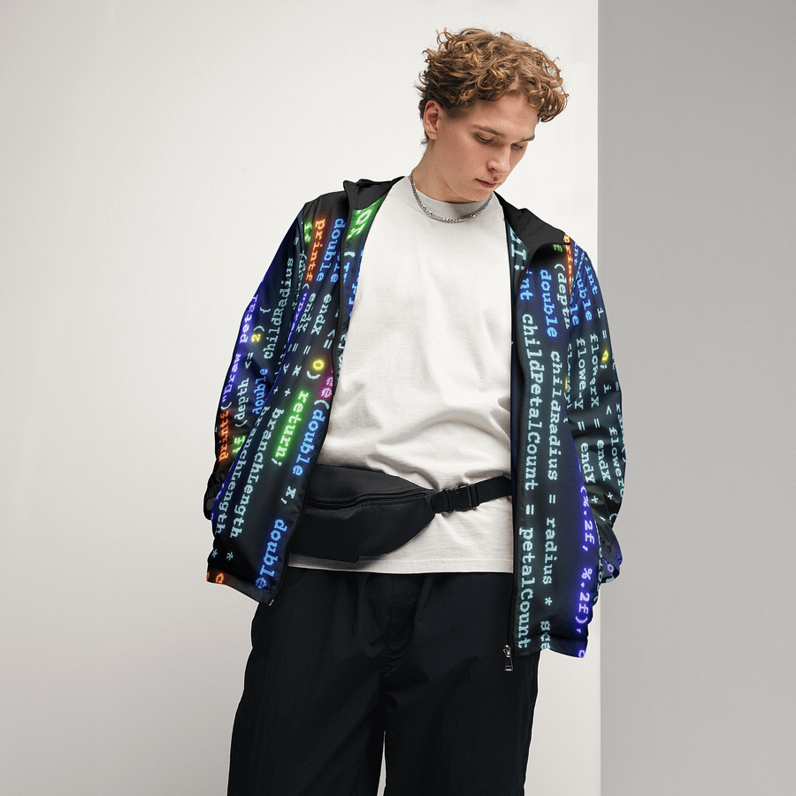 Computer Programming in C (zip up windbreaker) product image (8)