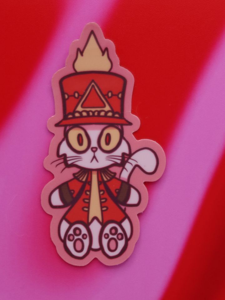 Marching Band Cat sticker product image (1)