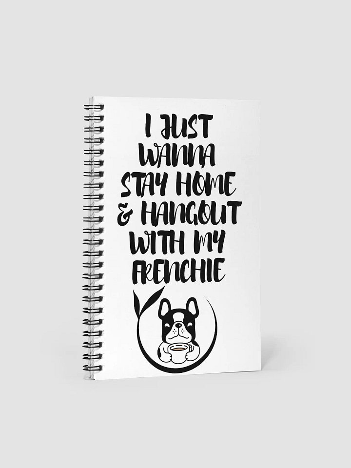 Notebook for Frenchie Lovers - Frenchie Enjoying Coffee product image (1)