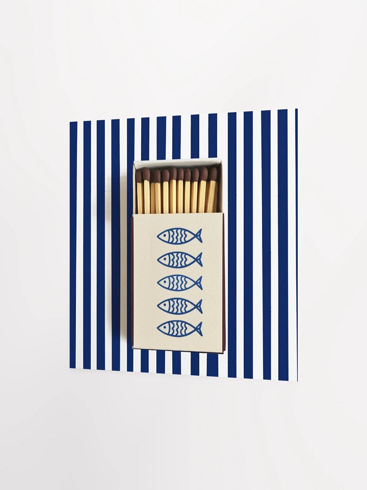 Coastal Fish Matchbox Print product image (5)