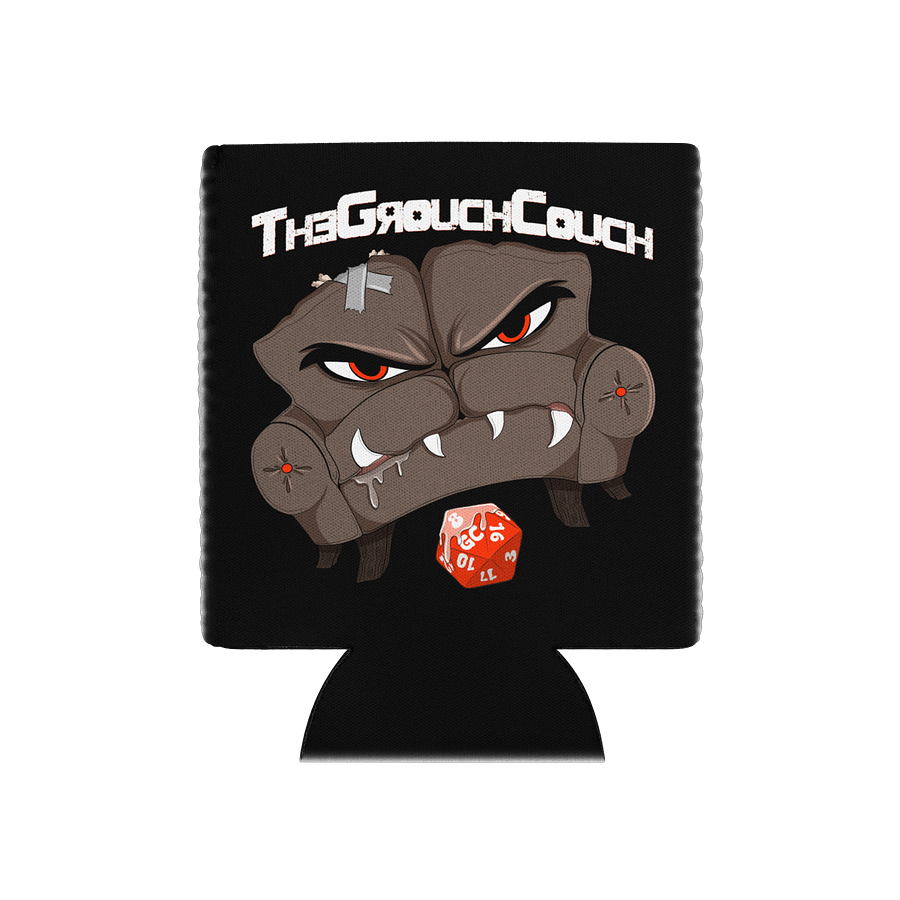 The Grouch Couch Can Coozie – Chaotic Chill Edition product image (1)