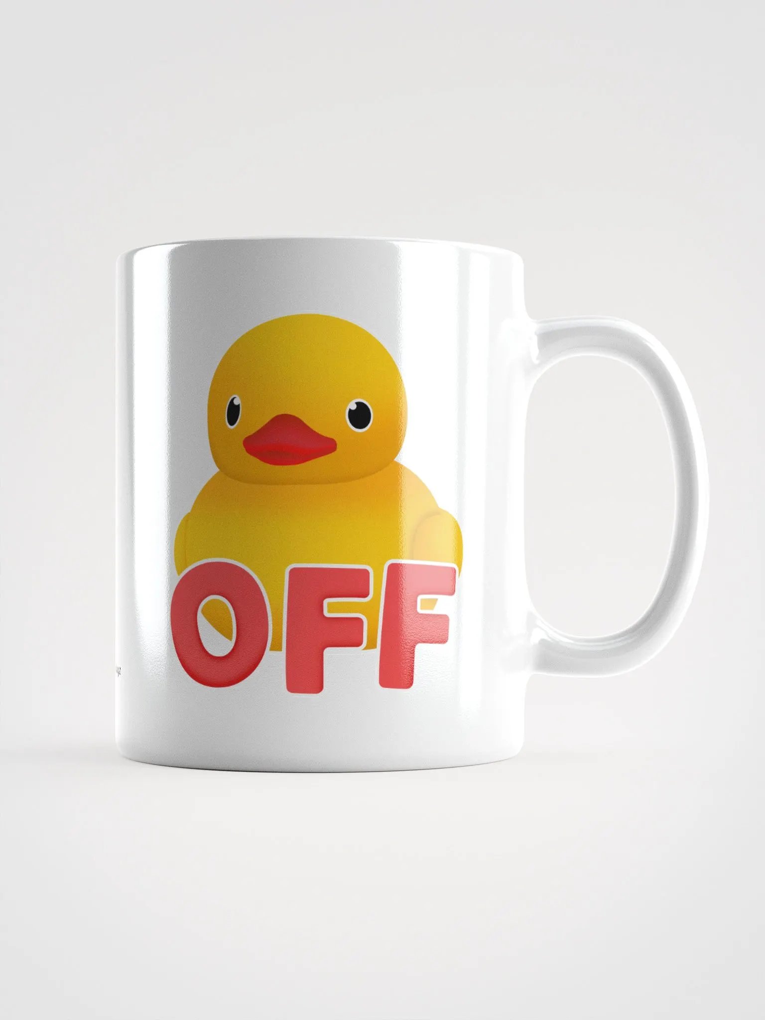 Duck off white mug 11oz product image (2)