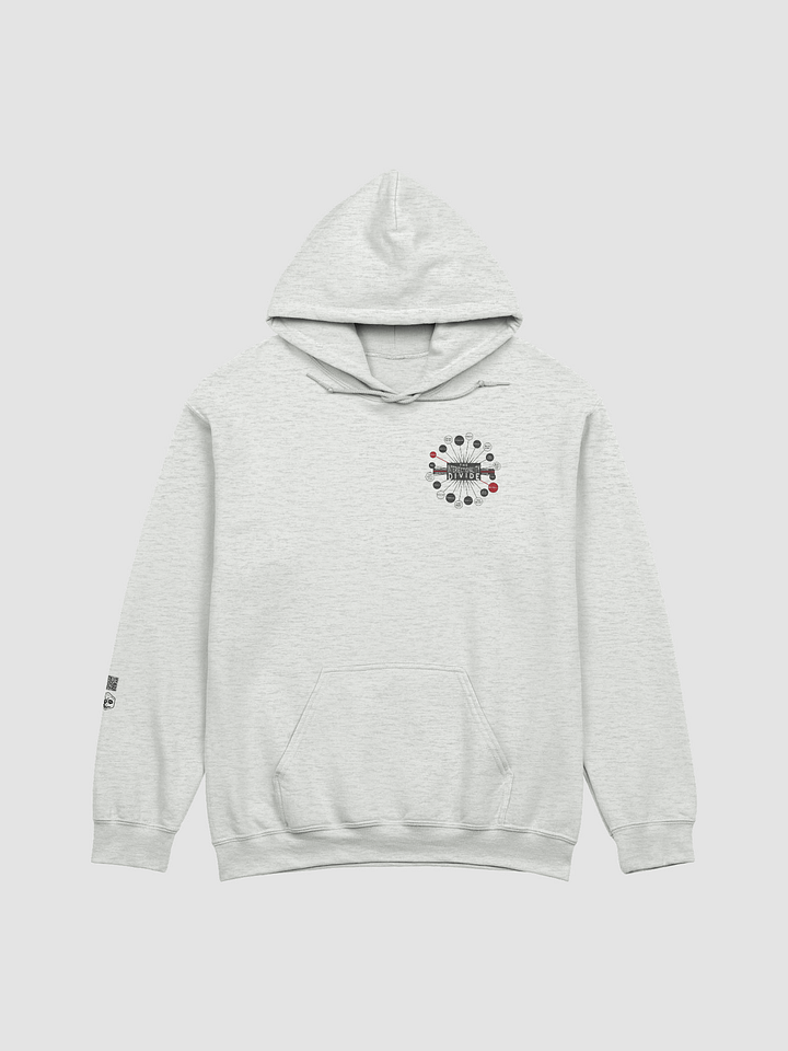 Unisex Heavy Hooded Sweatshirt - Intersectionality Divide Design | Cozy and Thought-Provoking Wear product image (2)