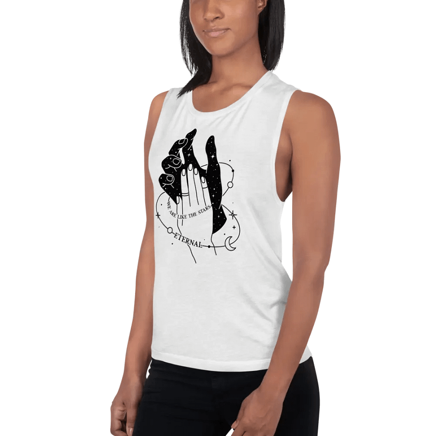 We Are Like The Stars Bella+Canvas Women's Flowy Muscle Tank product image (48)