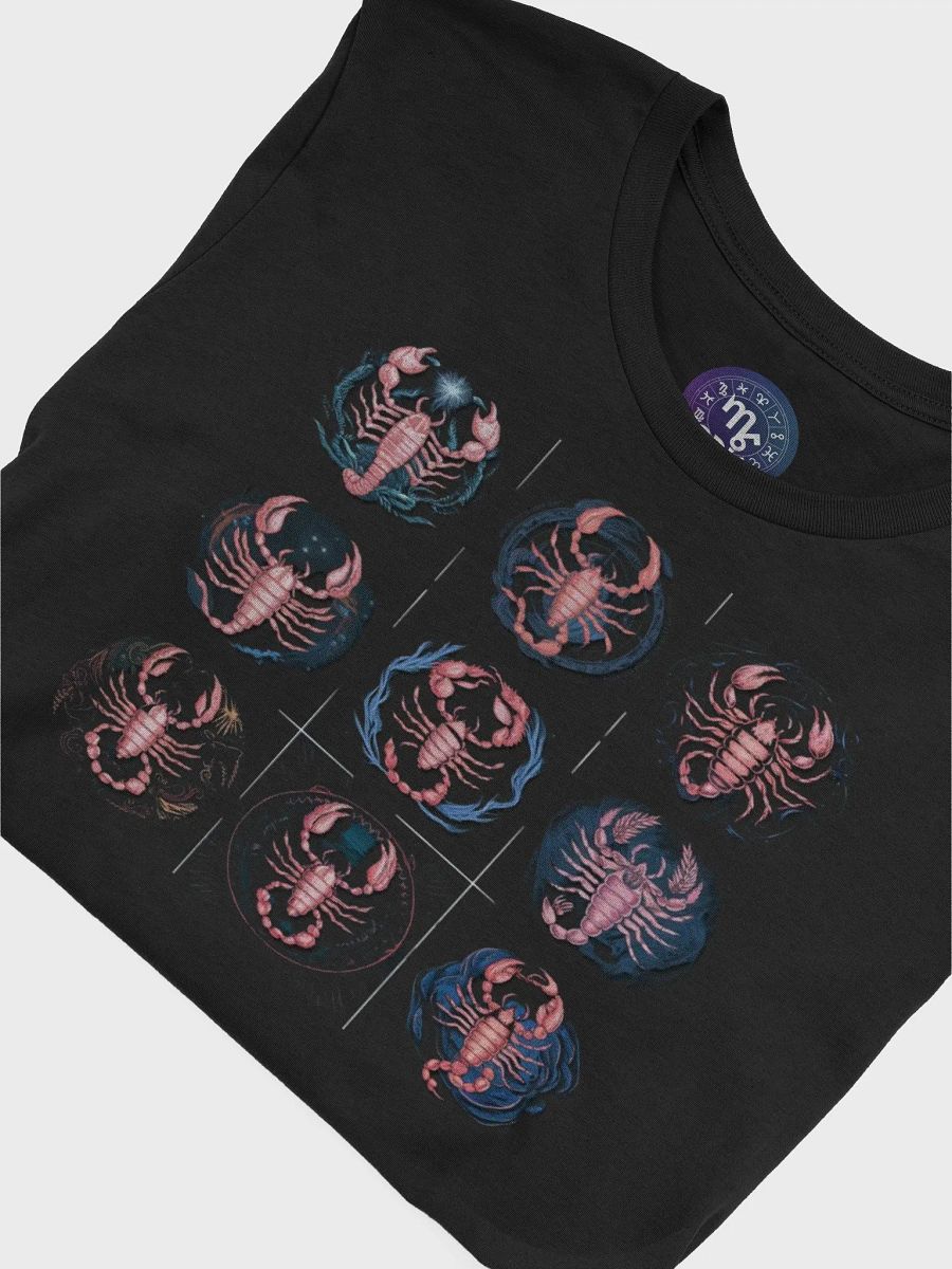 Scorpio Zodiac Unisex Supersoft T-Shirt with Cosmic Grid Design - Exclusive Astrology Gift product image (7)