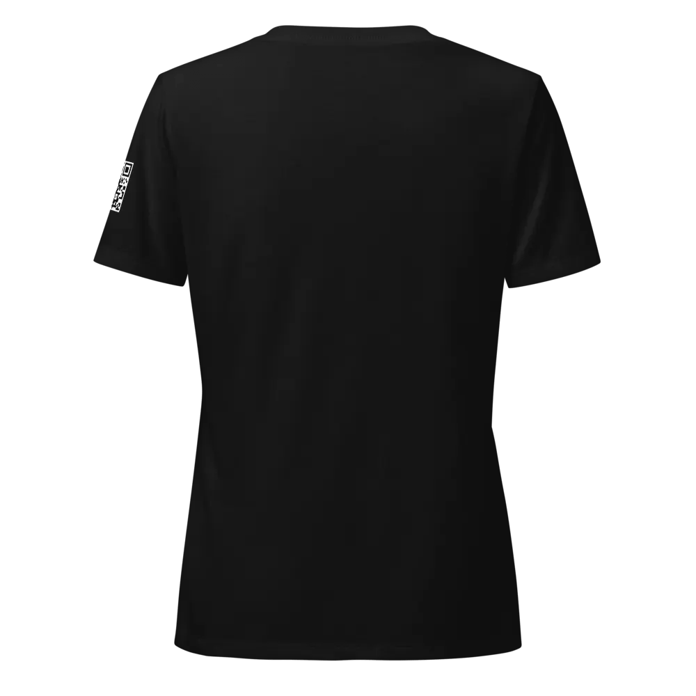 BTG Woman's T-shirt V-Neck with QR code product image (4)