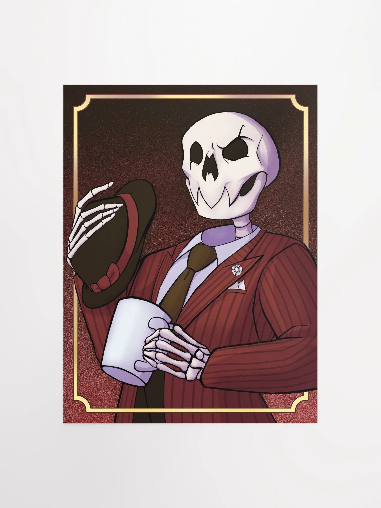 "Cup O' Bones" Poster (12" x 16", 18" x 24") product image (1)