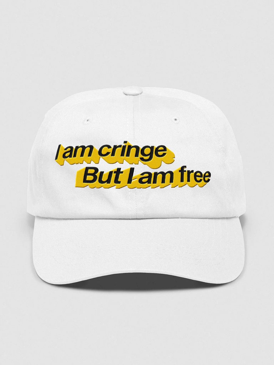 i am cringe but i am free hat (100% cotton) product image (4)