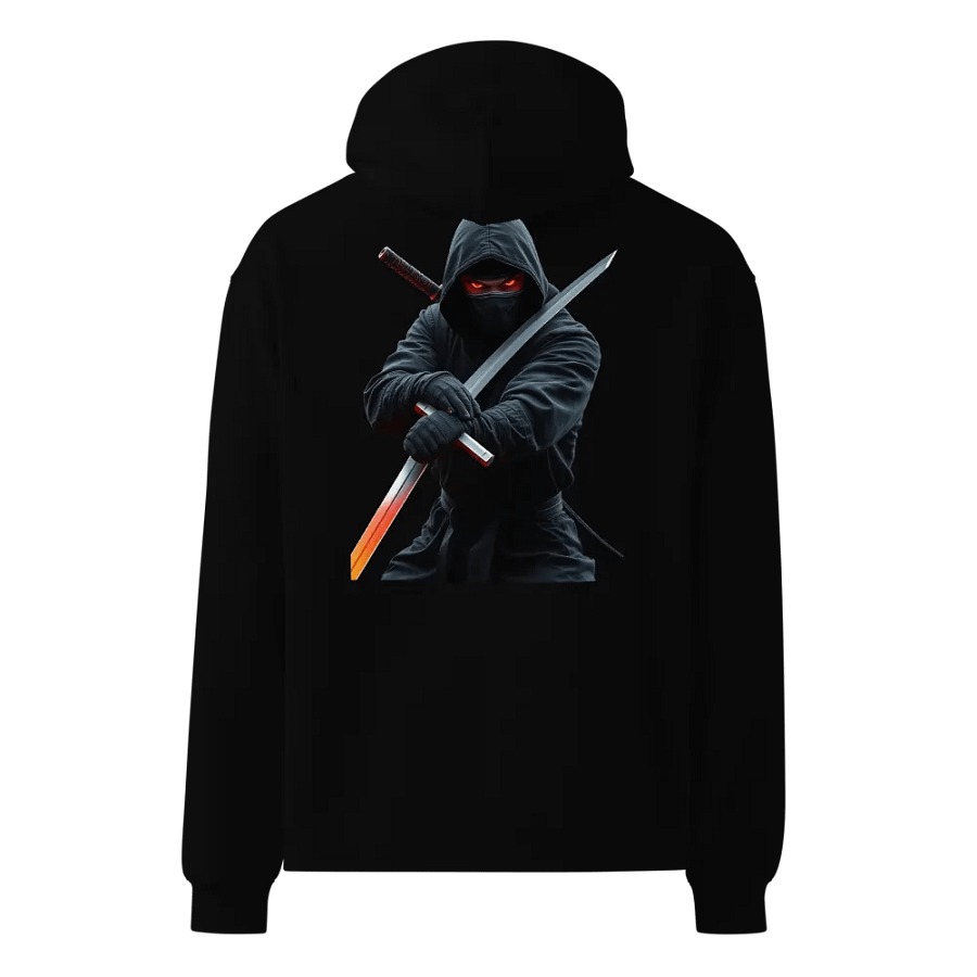 Angry Ninja printed hoodie product image (1)