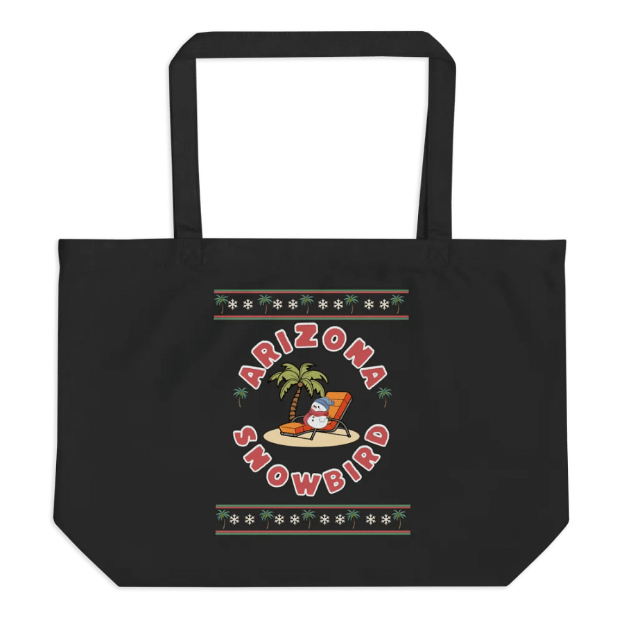 Arizona Snowbird Organic Tote Bag product image (4)