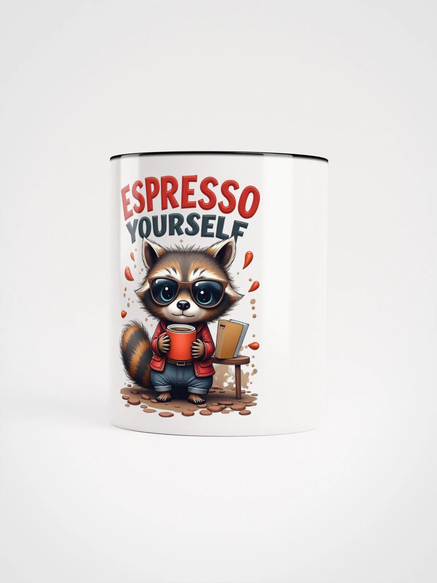 Espresso Raccoon Ceramic Mug product image (57)