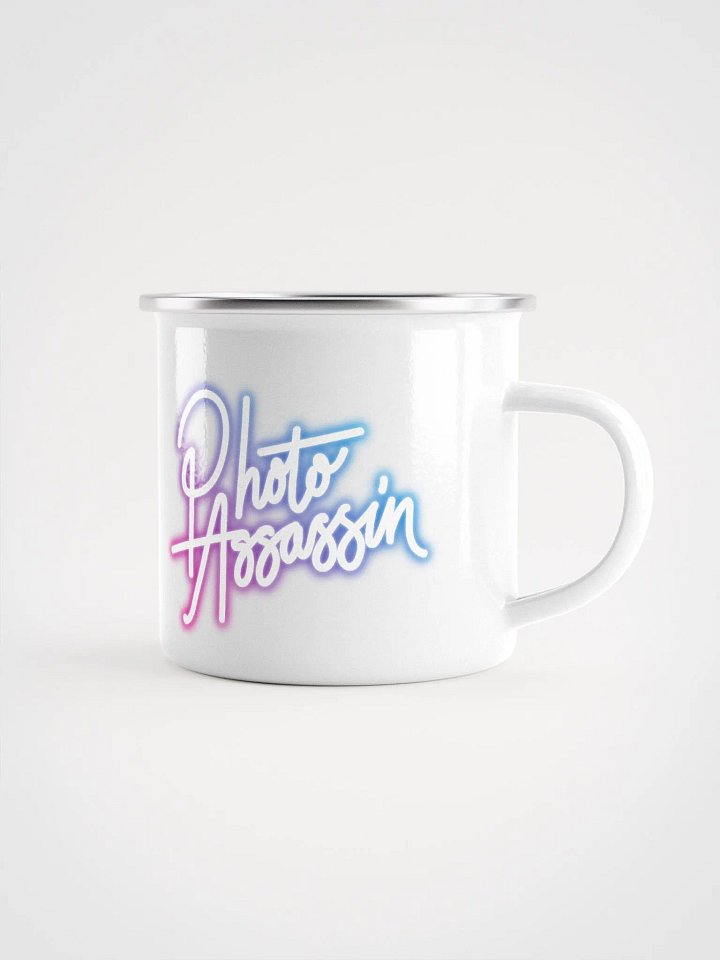 Neon White Enamel Mug product image (1)